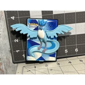 Vint Pokemon Articuno 2000 Burger King 3D Action Power Card NO BASE. HAS STAINS.